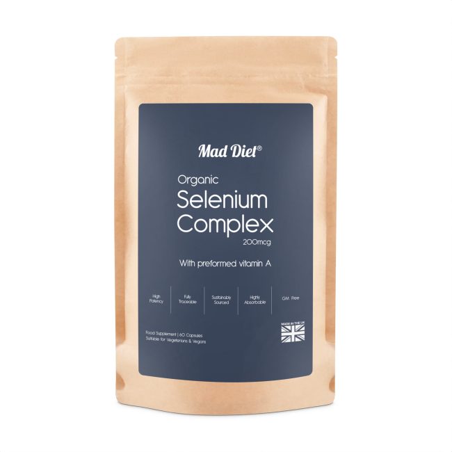 Organic Selenium Complex with Vitamin A - 2 months supply